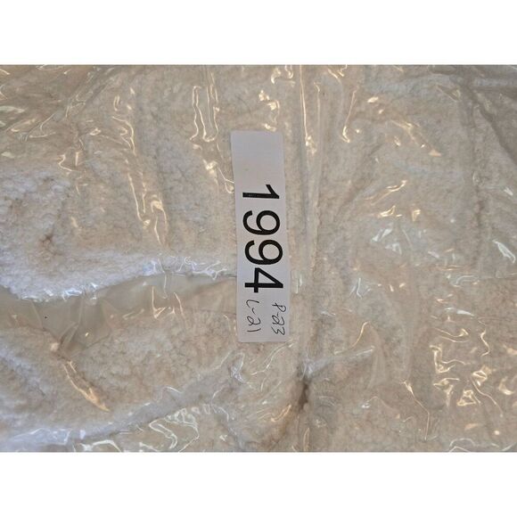 White Sherpa Fleece Vest With Pockets fairycore angels cottagecore boho chic - Picture 7 of 7